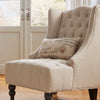 Masco High Back Chair In Suede