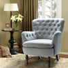 Oppo Luxury Accent Chair In Suede