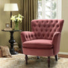 Oppo Luxury Accent Chair In Suede