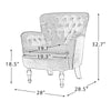 Oppo Luxury Accent Chair In Suede