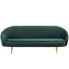 Subline Luxury Mid-Century Sofa In Suede