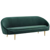 Subline Luxury Mid-Century Sofa In Suede