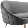 Subline Luxury Mid-Century Sofa In Suede