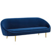 Subline Luxury Mid-Century Sofa In Suede