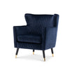 Rome Luxury Accent Chair In Suede