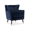 Rome Luxury Accent Chair In Suede