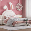 Naughty Bunny Luxury Upholstered Bed in Suede