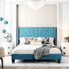 Genesis Luxury Upholstered Bed Without Storage In Suede