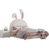 Naughty Bunny Luxury Upholstered Bed in Suede