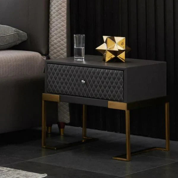 Prime Premium Bedside Table In Fabric