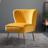 Jackson Luxury Accent Chair In Suede