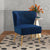 Jackson Luxury Accent Chair In Suede