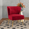 Jackson Luxury Accent Chair In Suede