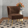 Jackson Luxury Accent Chair In Suede