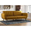 Brittan Luxury Mid-Century Sofa In Suede