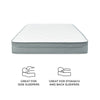 Feather well Mattress In Bonded Foam 6"