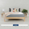 Feather well Mattress In Bonded Foam 6"