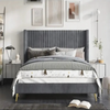 Proline Premium Upholstered Bed Without Storage In Suede