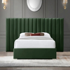 Longline Premium Upholstered Bed In Suede