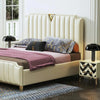 Becca Luxury Upholstered Bed in Suede