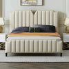 Becca Luxury Upholstered Bed in Suede