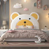 Teddy Bear Luxury Upholstered Kids Bed In Leatherette