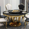 Grande Round Premium Dinning Table Set In Stainless Steel 304