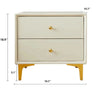 Relexo Bedside Table In Fabric