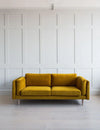 Eva Luxury Mid-Century Sofa In Suede