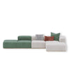 Monaco Luxury Sectional Sofa in Suede