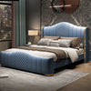 Mario Luxury Upholstered Bed in Leatherette