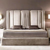 Pluto Luxury Upholstered Bed in Suede