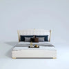 Superb Luxury Upholstered Bed In Leatherette