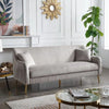 Lexis Luxury Mid-Century Sofa In Suede