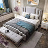 Kelo Luxury Upholstered Bed Without Storage In Leatherette