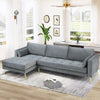 Monet Luxury Sectional Sofa in Suede