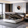 Bentley Max Premium Hydraulic Upholstered Bed in Leatherette