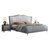 Monaco Premium Upholstered Bed in Suede