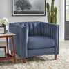 Uniline Pro Luxury Mid-Century Sofa In Suede