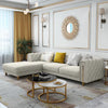 Relexo Luxury Sectional Sofa in Suede