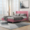 Extrey Premium Upholstered Bed Without Storage In Suede