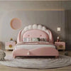 Kido Upholstered Kids Bed Without Storage in Suede