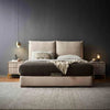 Go Pro Luxury Upholstered Bed in Suede