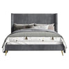 Proline Premium Upholstered Bed Without Storage In Suede