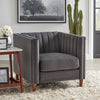 Uniline Pro Luxury Mid-Century Sofa In Suede