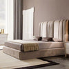 Pluto Luxury Upholstered Bed in Suede