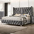 Umrao Premium Upholstered Bed in Suede