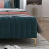 Unline Luxury Upholstered Bed Without Storage In Suede