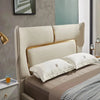 Roller Premium Upholstered Bed in Suede