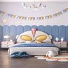 Alien Luxury Upholstered Kids Bed Without Storage in Leatherette